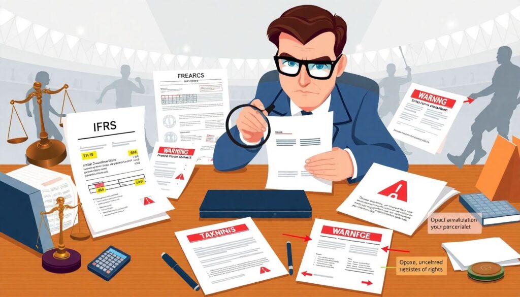 Влияние регистрации прав на игроков на финансовые отчёты - иллюстрация