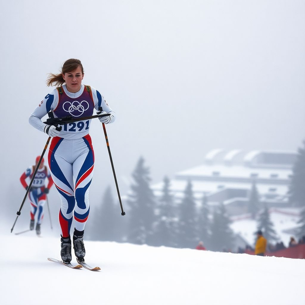 Анфиса Резцова золото спринта с тремя промахами на Олимпиаде 1992