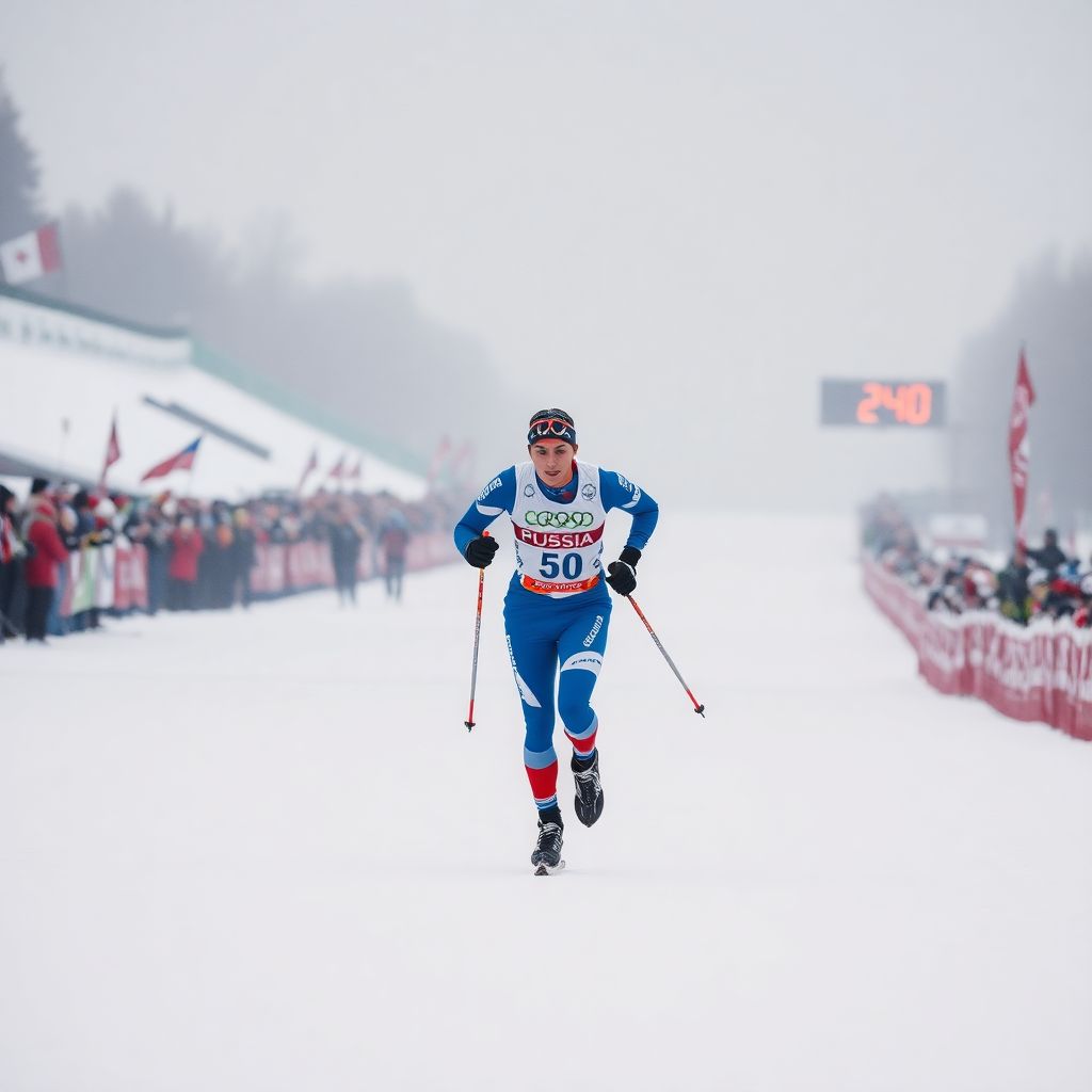 Российский лыжник, ставший олимпийским чемпионом после финиша в Солт-Лейке