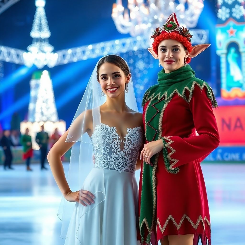 Фото со съемок «Ледникового периода»: Загитова в фате и эльф Туктамышевой