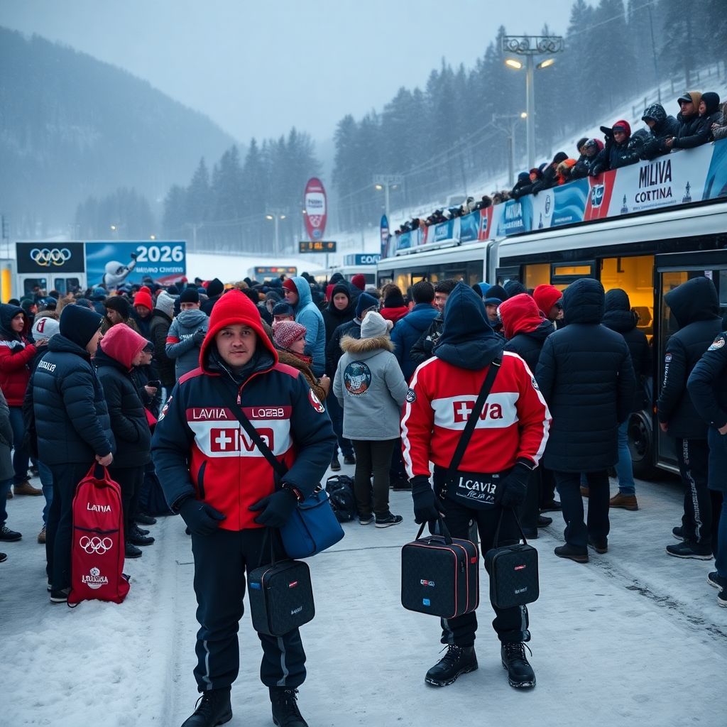 Организаторы Олимпиады 2026 в Италии раскритикованы сборной Латвии за условия