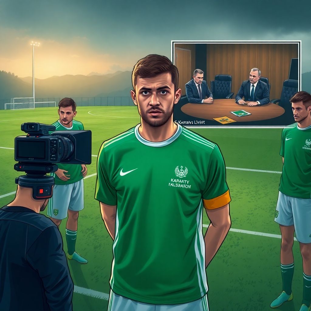 Скандал в «Карпатах»: Дениса Мирошниченко лишили капитанской за русский язык