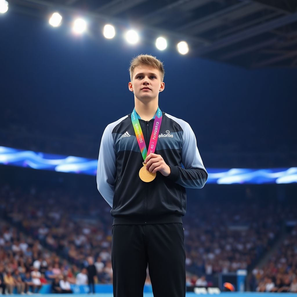Фото: юный гимнаст Арсений Духно берет золото чемпионата России-2026